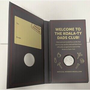Koala-Ty Dads Club 1/4oz Proof Silver Official Member Medallion